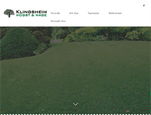 Tablet Screenshot of klingsheim-hage.no